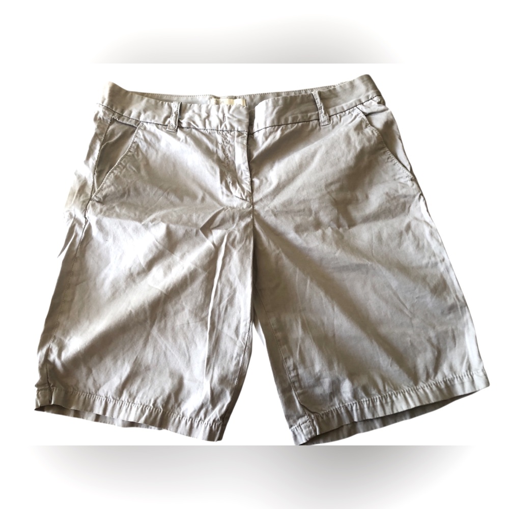 Classic Cream Bermuda Shorts